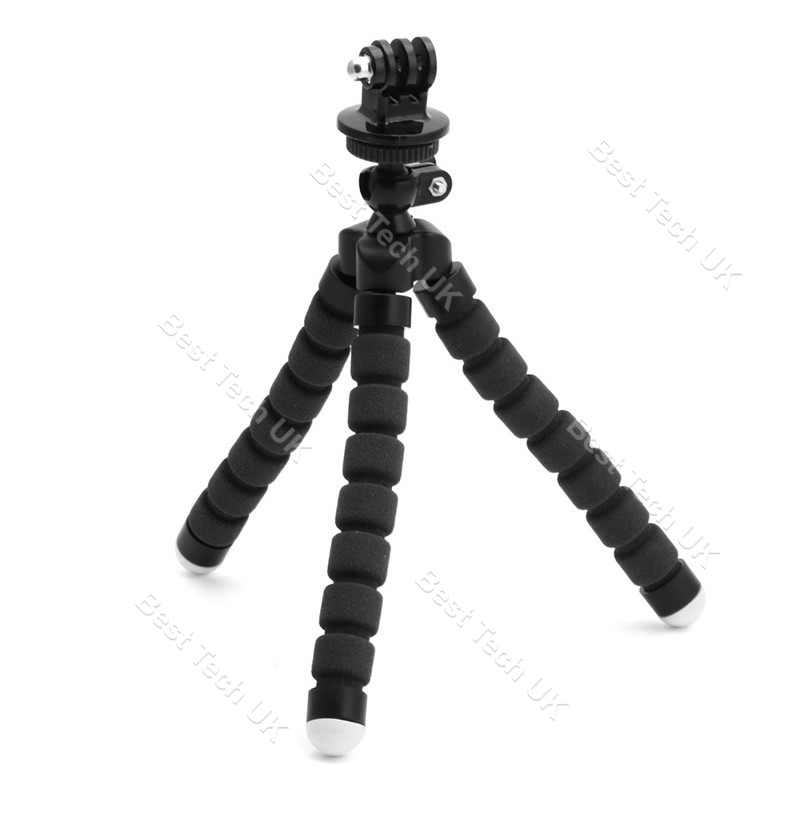 For GoPro HERO6 Black Action Cam Camera Flexible Tripod Gorilla Mount Stand BLK