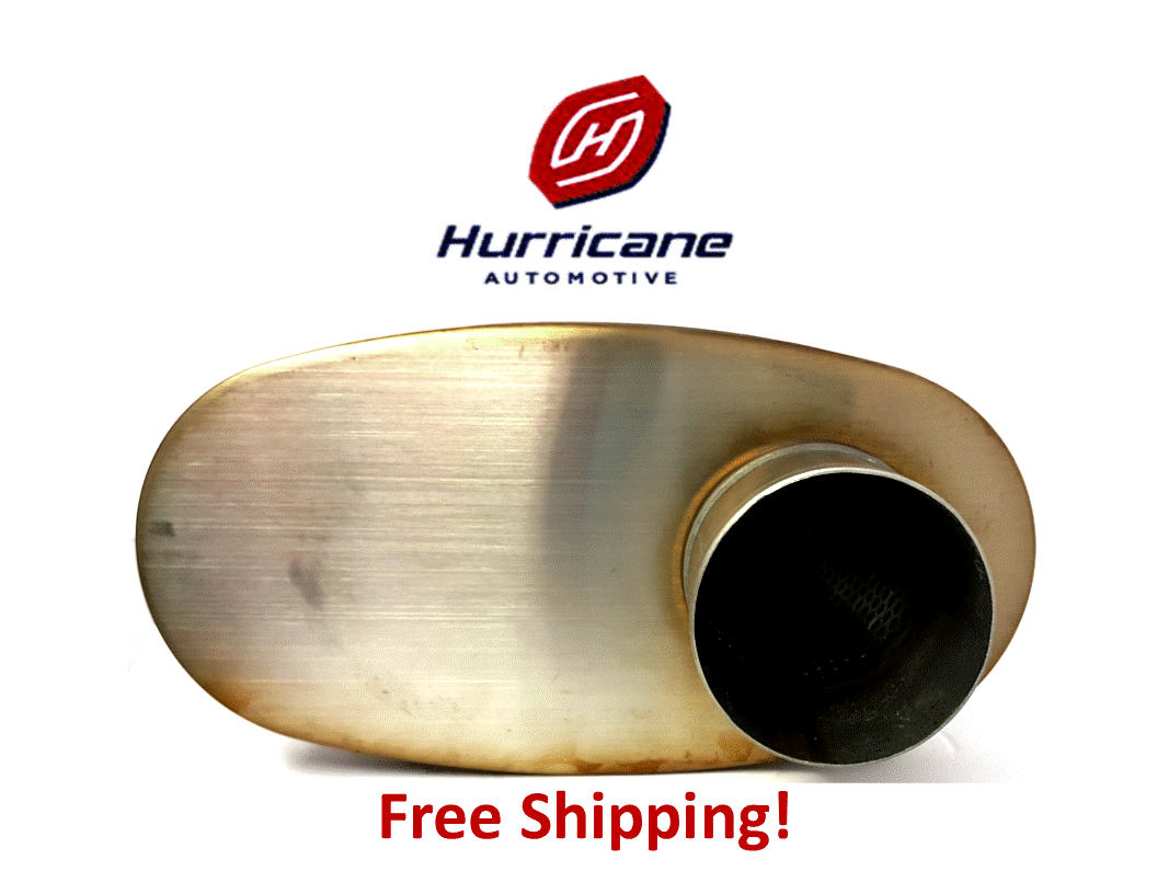 Magnaflow 12589 High-Flow Performance Muffler 5x11x22 Oval 3/" Offset//Center