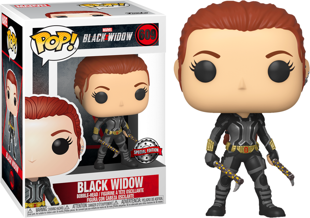 MARVEL BLACK WIDOW TASKMASTER WITH CLAWS SPEC.ED #610 *UK STOCK* FUNKO POP