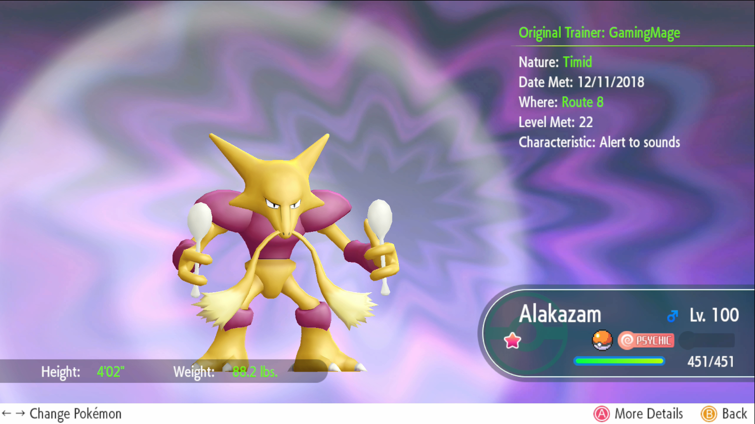 Pokemon Lets Go Shiny 6 Iv Alakazam Gengar Dragonite