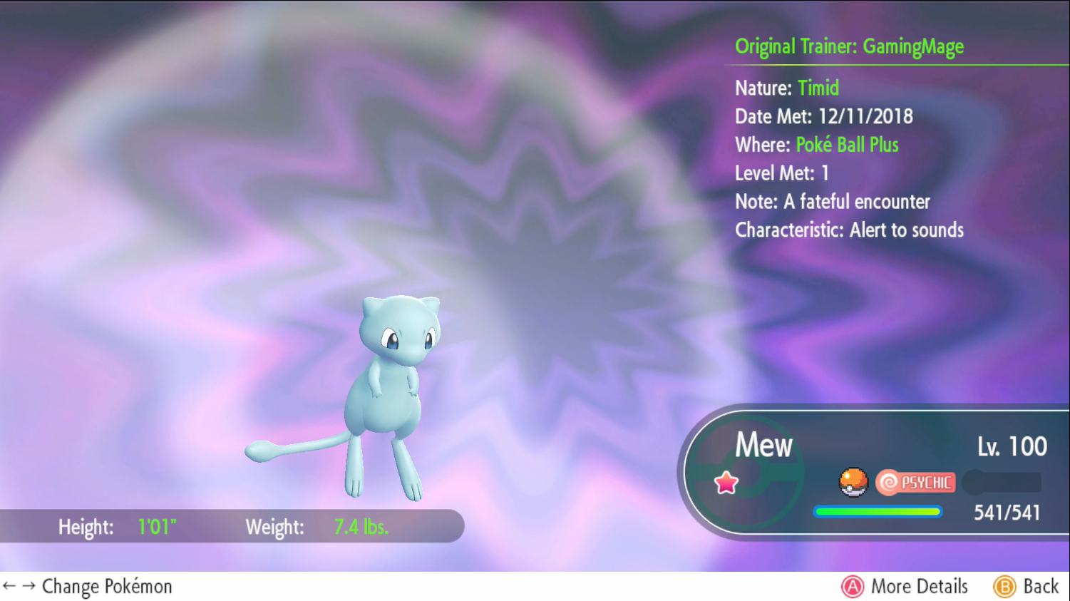 Pokemon Let S Go Shiny Articuno Moltres Zapdos Shiny Mew 6 Iv Legendary Eur 10 34 Picclick Fr
