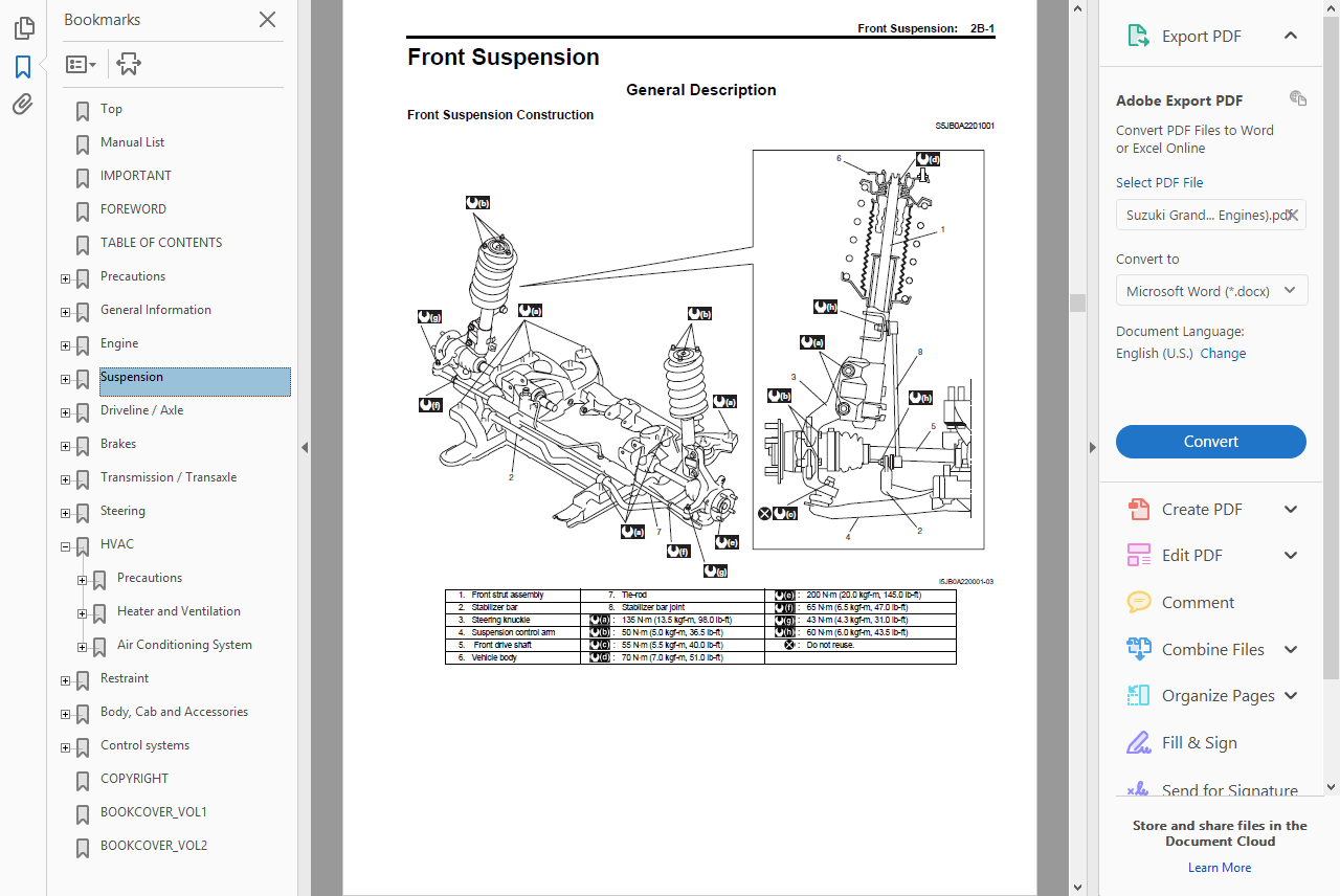 *WORKSHOP MANUAL SERVICE & REPAIR GUIDE for SUZUKI GRAN VITARA 2005-2017  +WIRING 6 6 sur 6 Voir Plus