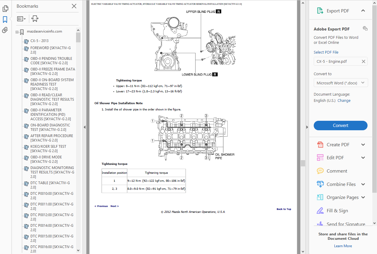 2012 Toyota Prius Repair Manual Download