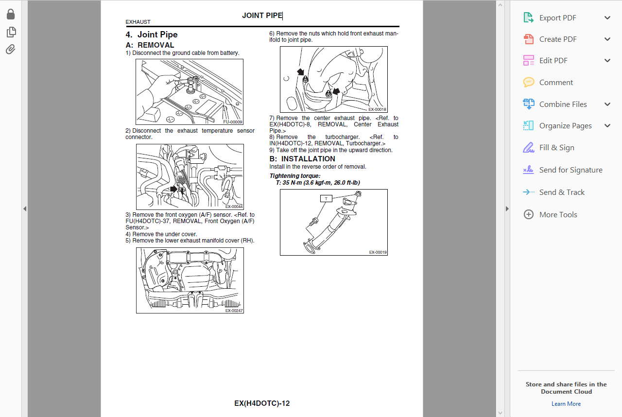 *WORKSHOP MANUAL SERVICE & REPAIR GUIDE for SUBARU FORESTER 1997-2002  +WIRING 5 5 sur 5 Voir Plus