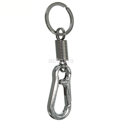 Small Gourd Buckle Clip Belt Loop Keychain Keyring Key Fob Chain Ring Spring Hot 