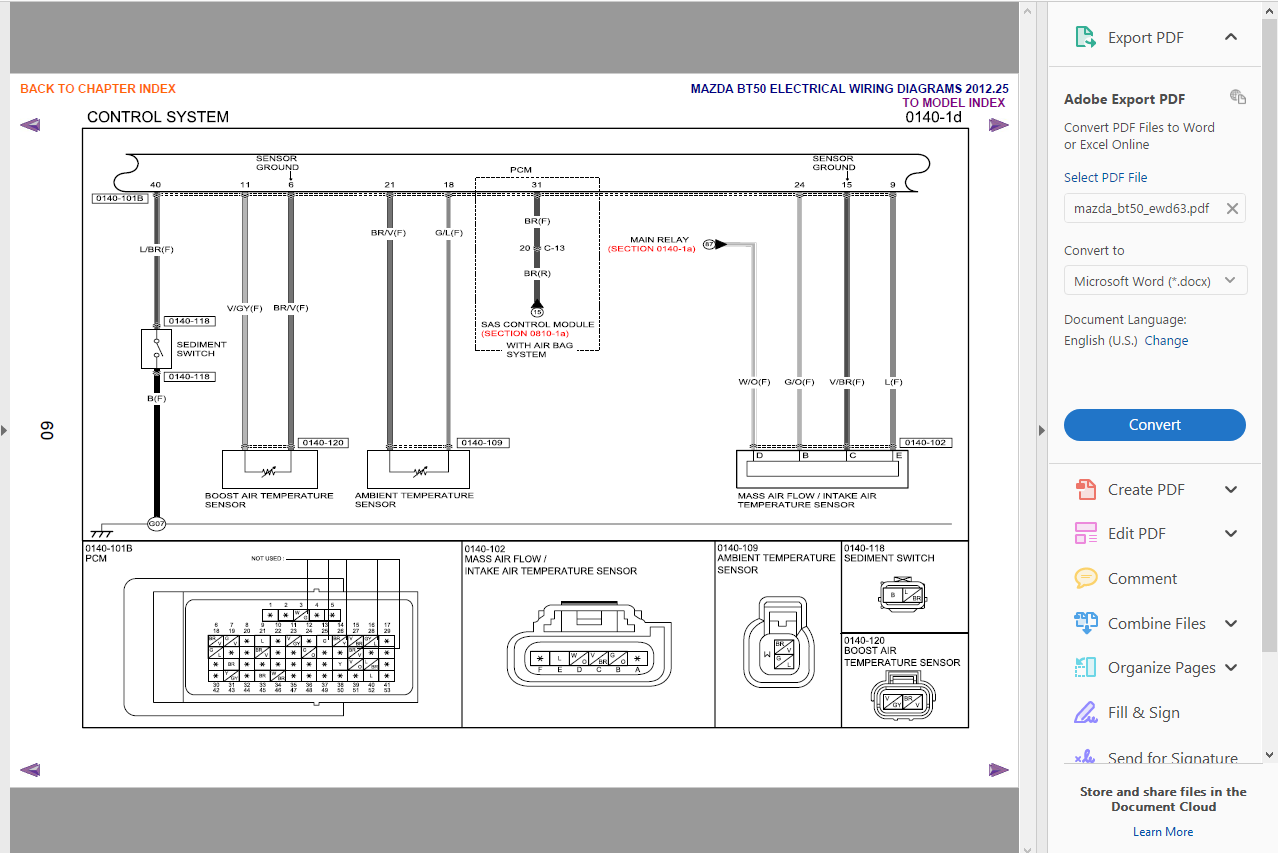 Mazda Bt 50 Engine Wiring Diagram Wiring Diagram