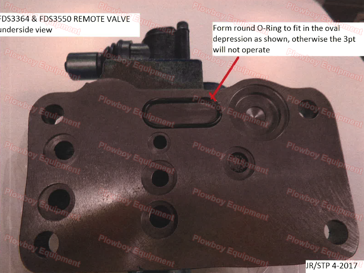 SINGLE SPOOL DOUBLE Acting Hydraulic Remote Valve Kit Ford New Holland