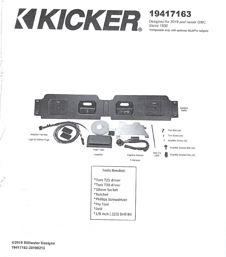 Kicker Tailgate Speaker Gmc dReferenz Blog