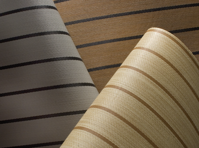 Marine Woven Vinyl Boat Pontoon Flooring W Padding Teak