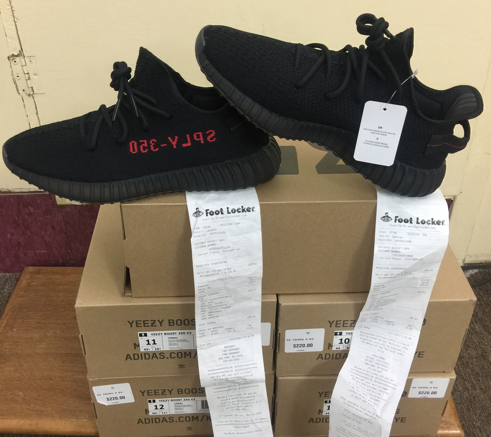 YEEZY BOOST 350 V2 CP9652 BRED CORE BLACK