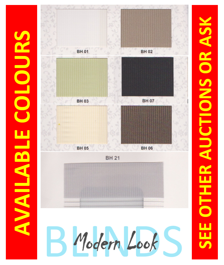 UK Day Night Zebra Roller Blinds-Made to Measure-Best Quality-18Colours,Easy2Fit 