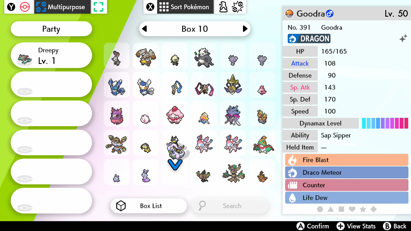 Pokemon Sword Shield Ultra Square Shiny Goodra 6 Iv Fast Delivery Custom 9 99 Picclick