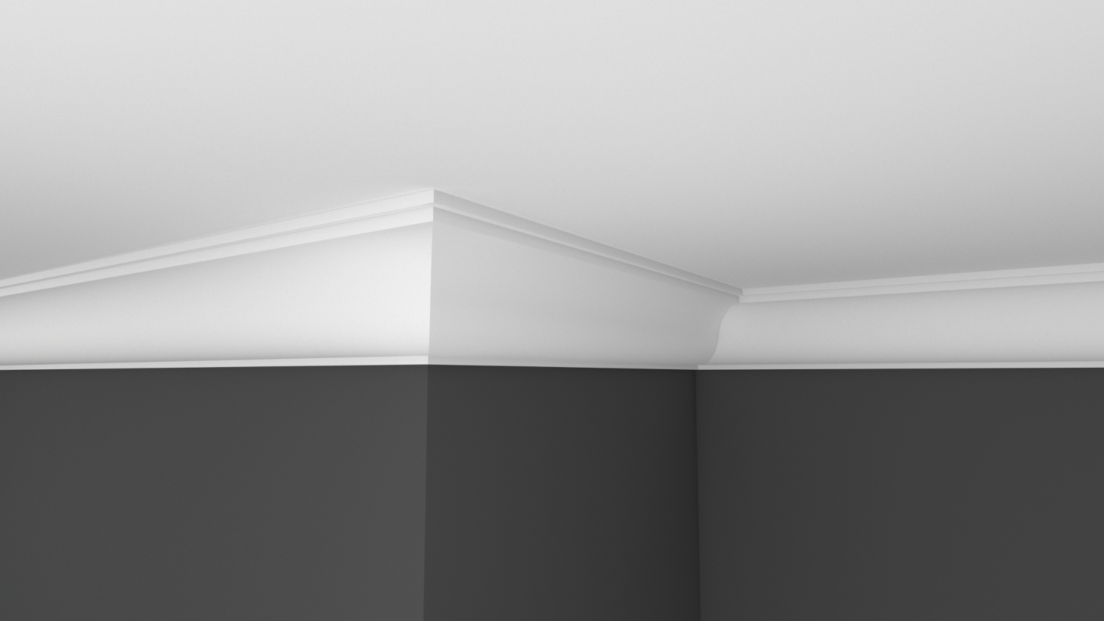 Ogee With Step Plaster Coving Cornice 3m Length 3 Sizes Cd024