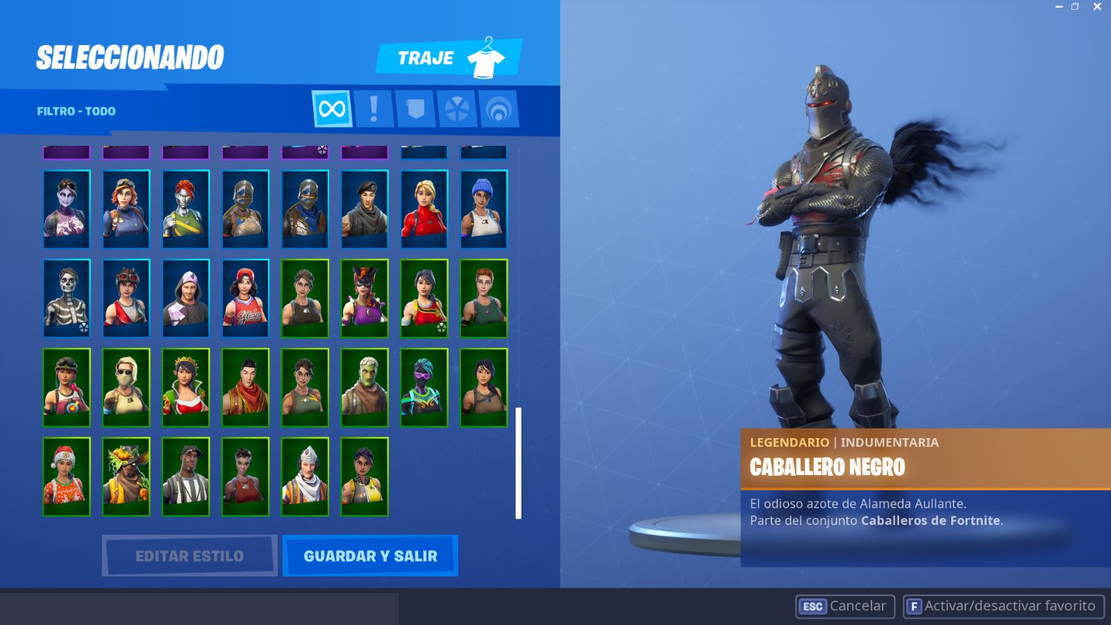 cuenta fortnite caballero oscuro 65 skins no funciona en ps4 4 4 of 11 - cuentas de fortnite caballero negro