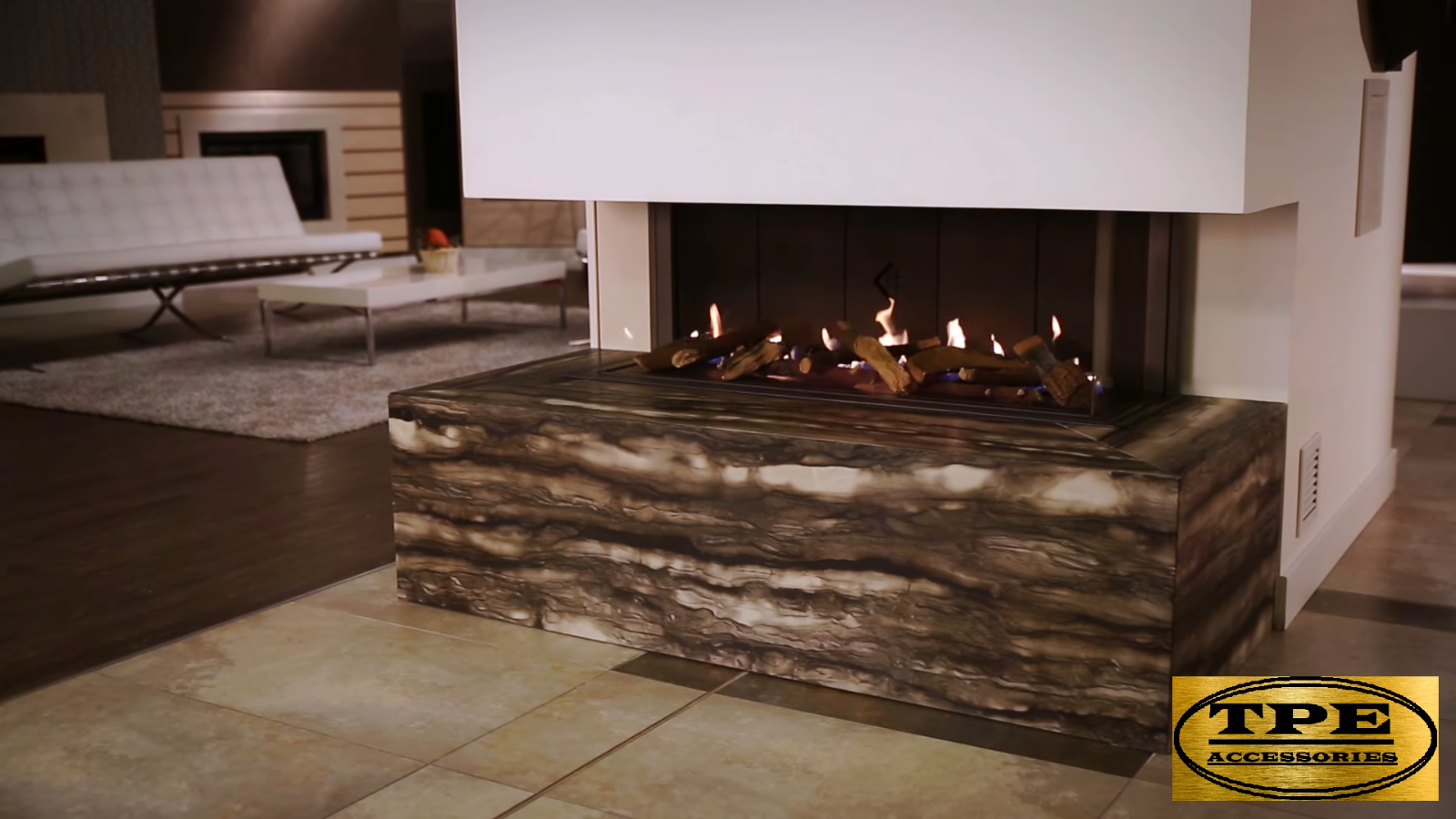 Glass Gas Fireplace Insert - Leo 100 3 Sided Three Sided Panoramic Glass Gas Fireplace Insert With Flue Eur 3 252 82 Picclick Fr