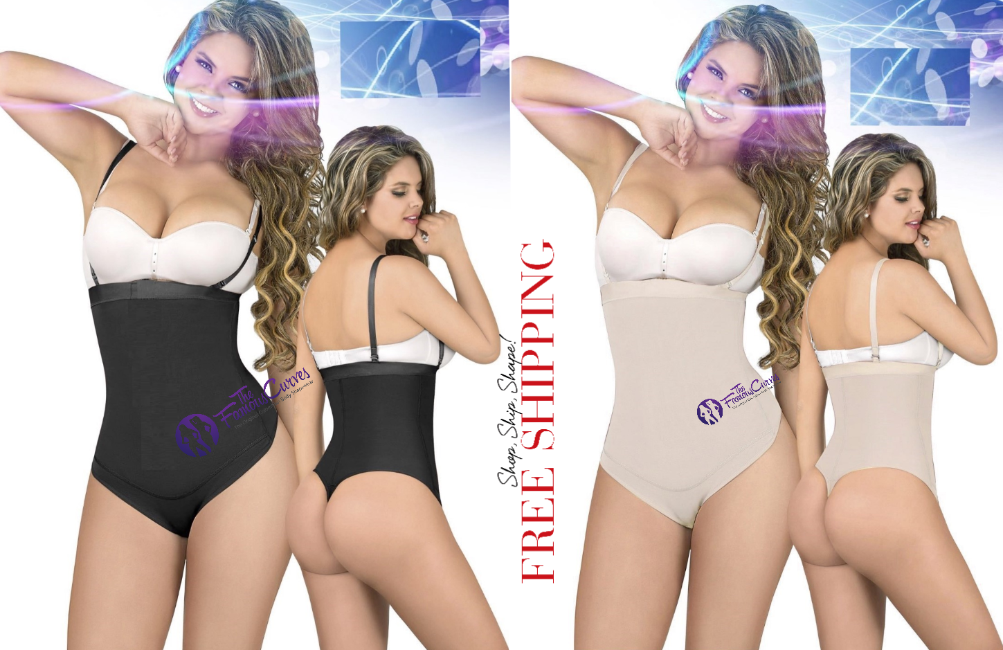 Body Suit Thong Colombiano Fajas Reductoras Colombianas Levanta Cola Shaper...