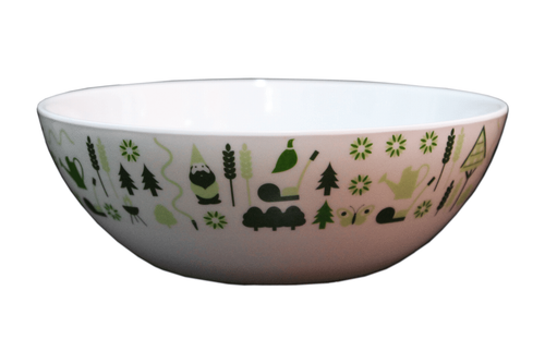 OLPRO Husk Oval Platte Outdoor Geschirr Mikrowellen und Gefriersicher BPA Frei