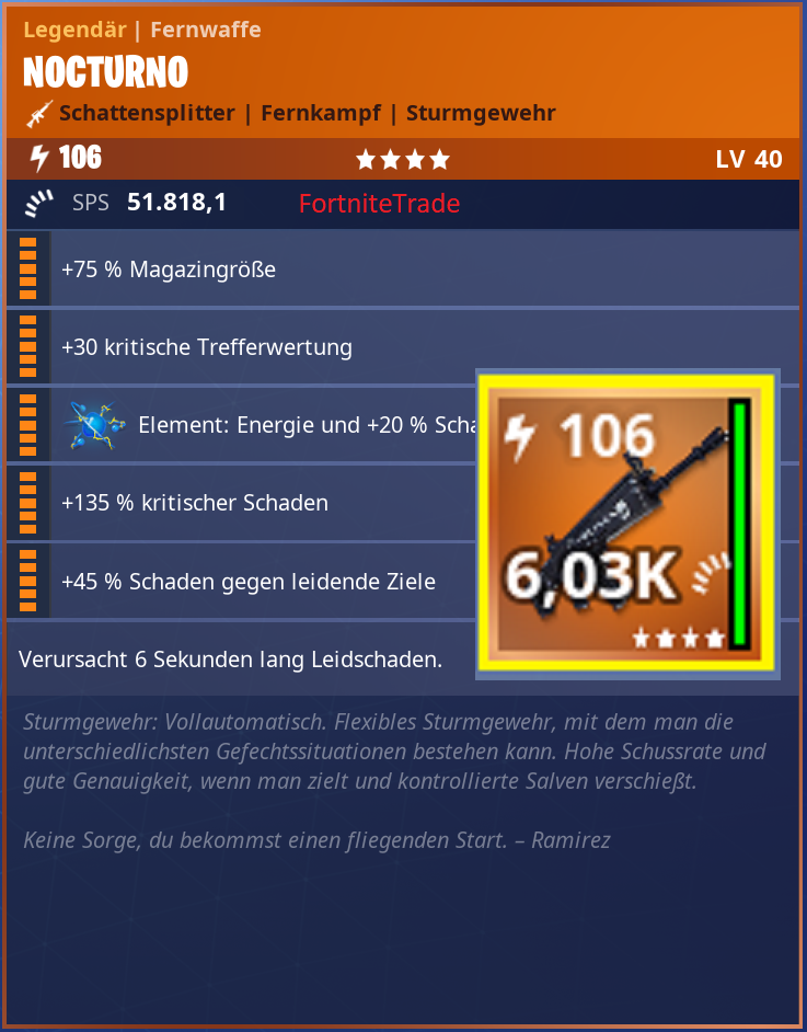 Fortnite 1x Nocturno Black Scar Godroll Waffe Blitz 106 Stw Rdw Ps4 - fortnite 1x nocturno black scar godroll waffe blitz 106 stw rdw ps4 pc xbox 2 2 von 3 siehe mehr