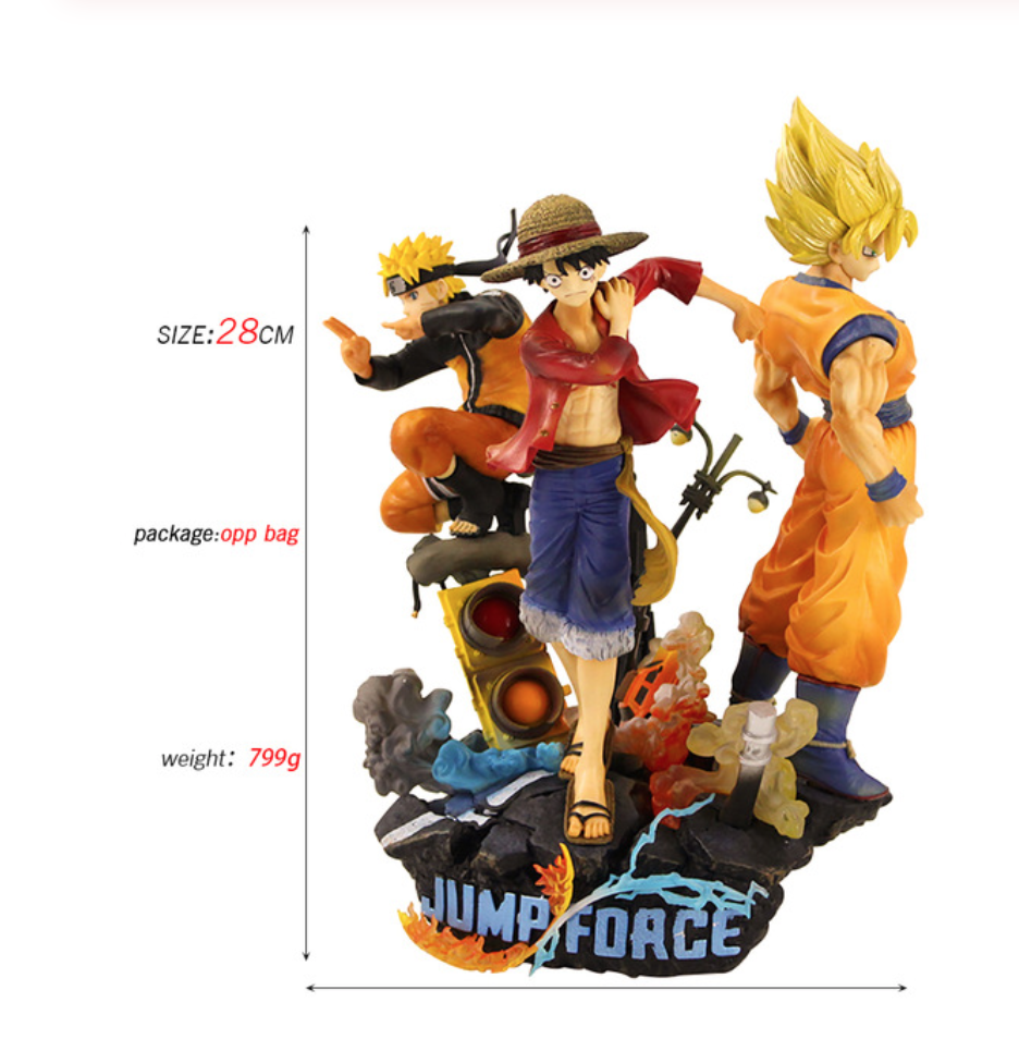Figura Jump Force Naruto Goku Collectors Edt One Piece Dragon Ball Z 25cm Eur 48 99 Picclick Fr