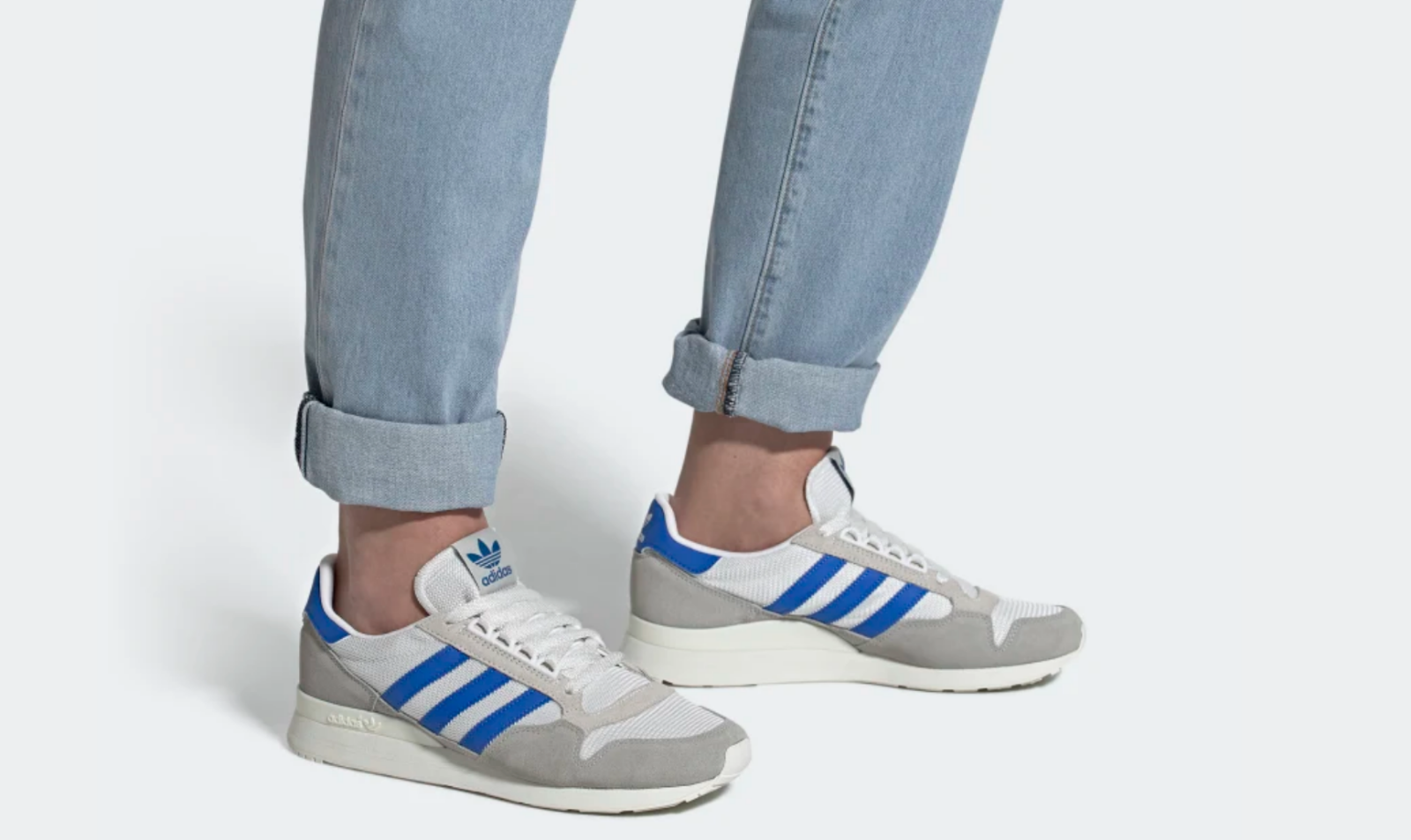 Adidas Zx 500 Cloud White Blue Bird Off Wh Trainers All Size Limited Stock 124 99 Picclick Uk