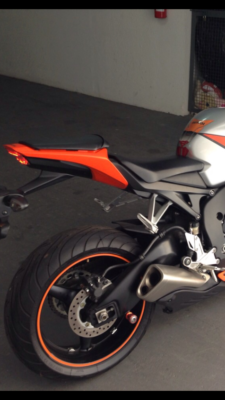 CUSTOM LIGHT ORANGE MOTORCYCLE CAR TRUCK RIM STRIPES WHEEL DECAL STICKERS TAPE Stickers, Emblems & Flags