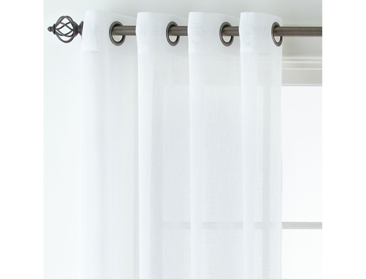 Jcpenney Home Bayview Sheer Grommet Top Single Curtain 50 In X 63 In Cool White 850 Picclick Uk Jcpenney Home Bayview Sheer Grommet Top Single Curtain 50 In X 63 In Cool White 850 Picclick Uk