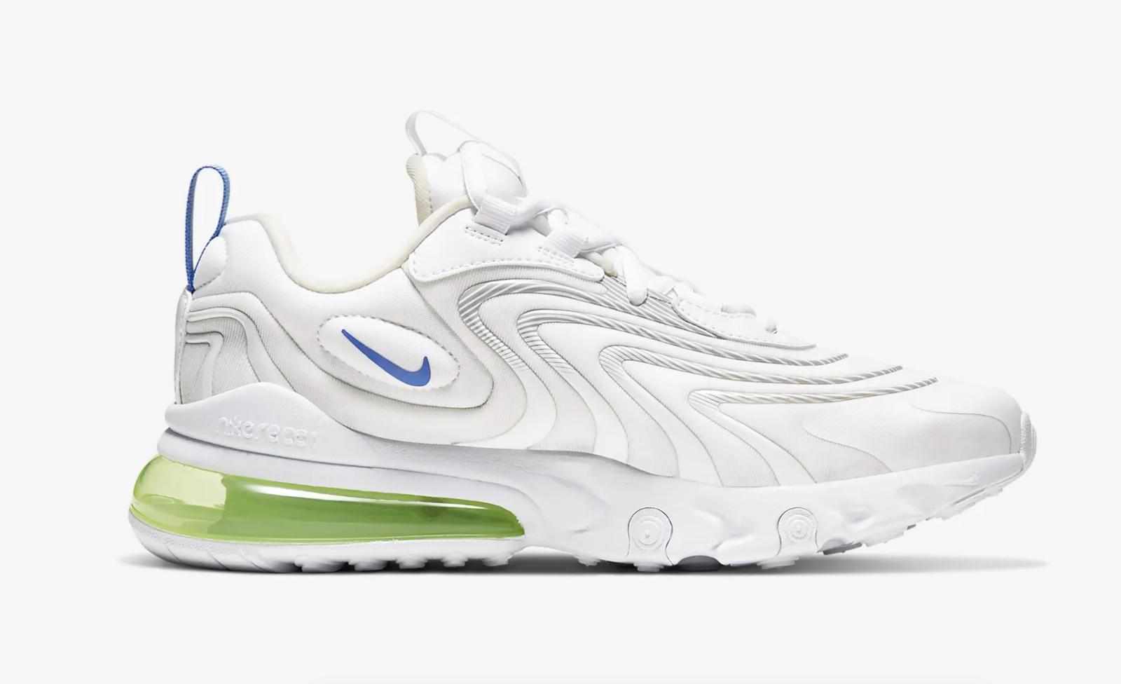 Nike Air Max 270 React Eng White Laser Or Junior Unisex Trainers Limited Stock 134 99 Picclick Uk