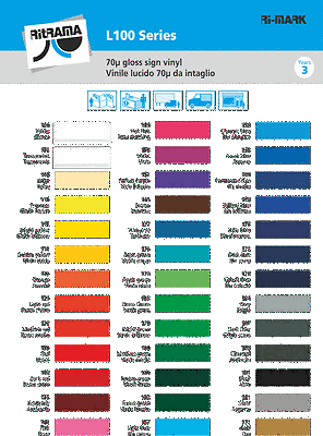 Ritrama Vinyl Colour Chart