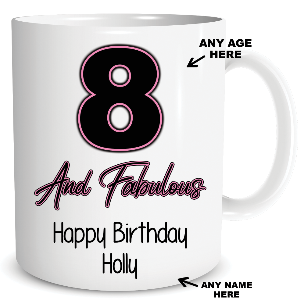 Anniversaire Personnalise Mugs Joyeux Cadeau Fabuleux Tasse 1927 Eur 11 12 Picclick Fr