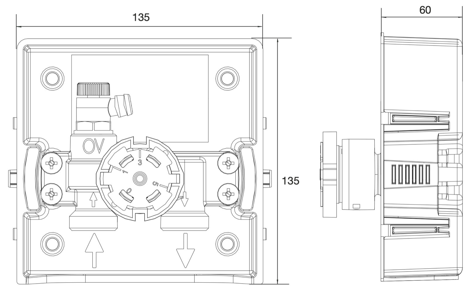 OVENTROP/SH UNIBOX RTL Rucklauftemperaturregelung1022735 ...