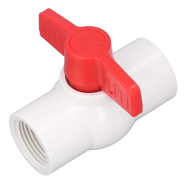 (25mm)5pcs Faucet Water Stop Ball Valve Water Pipe Ball Valve PVC Quick
