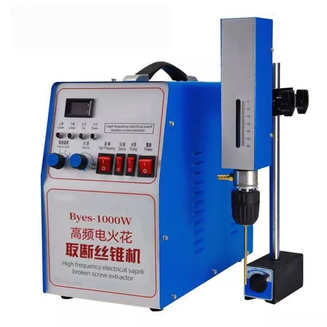 Breaking Tap Screw Drill Tap Electromechanical Pulse EDM Drilling Machine 1000W