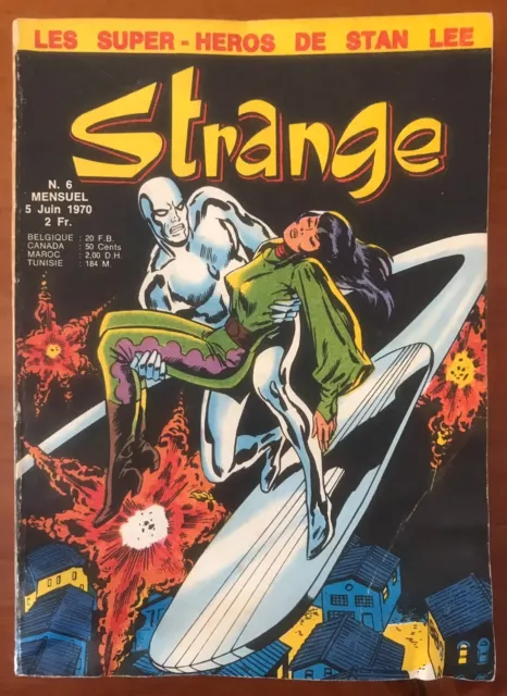 STRANGE N°6  EO Editions LUG 06/1970  Bon Etat/ Fine