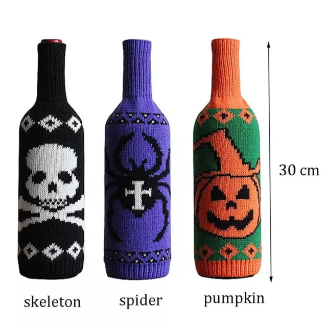 Halloween Decoration Wine Bottle Cover Creative Witch Pumpkin Festival 30 cm 2