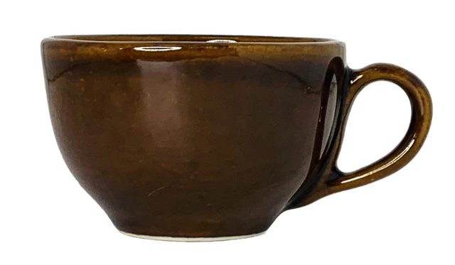 BTC USA Bel Terr HENN Pottery M138 Brown Glaze Restaurant Ware 8 OZ Cup NEW