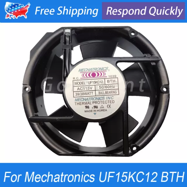 Cooling Fan Replace For Mechatronics UF15KC12 BTH 172*51MM AC 115V 39/38W