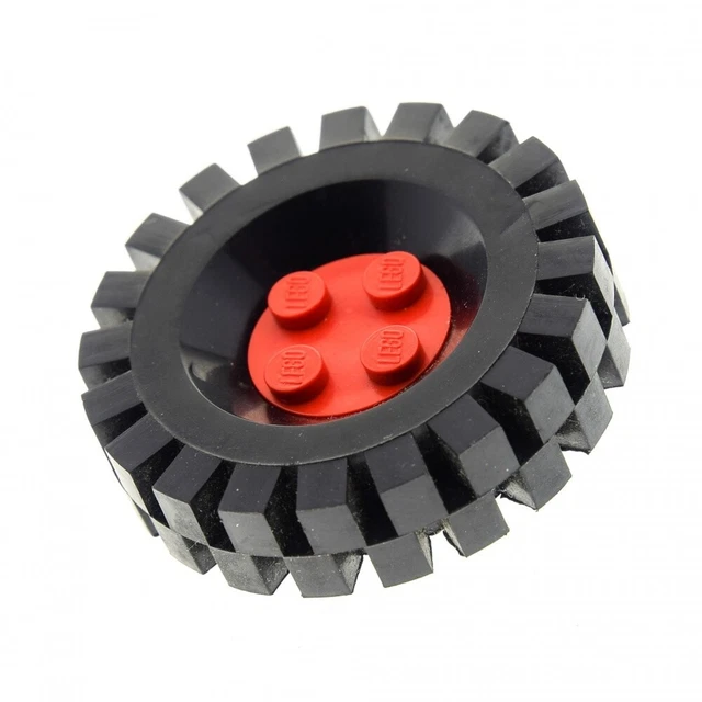 1X LEGO ROUE 17x43 Noir Jante Rouge Profil Pneu Auto 3634 7039 EUR 2,00 ...
