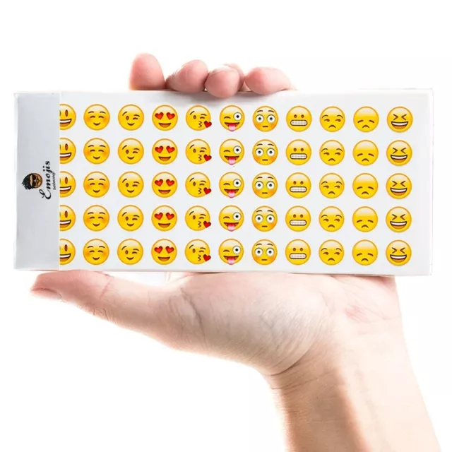 660 X EMOJI SMILE FACE 12 Sheets DAIRY STICKERS 3 TYPE  kids Rewards 16X7CM