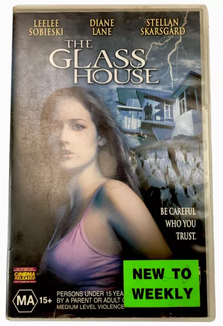 THE GLASS HOUSE VHS Leelee Sobieski Video Cassette Tape PAL White Big ...