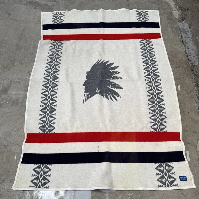 PENDLETON BEAVER STATE Heroic Chief Joseph Head Wool Made in USA
