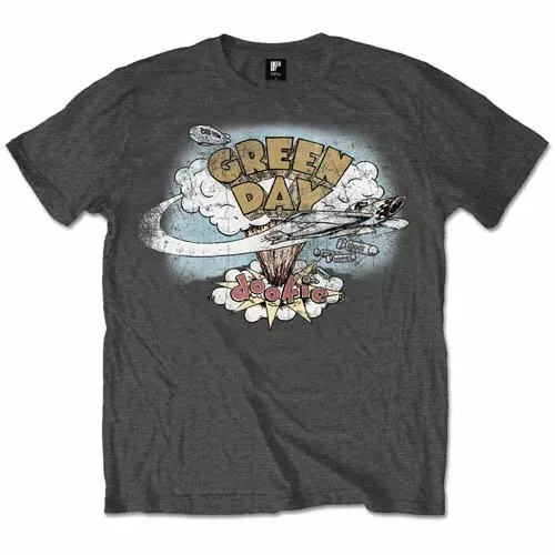Green Day 'Dookie Vintage' (Gris) T-Shirt