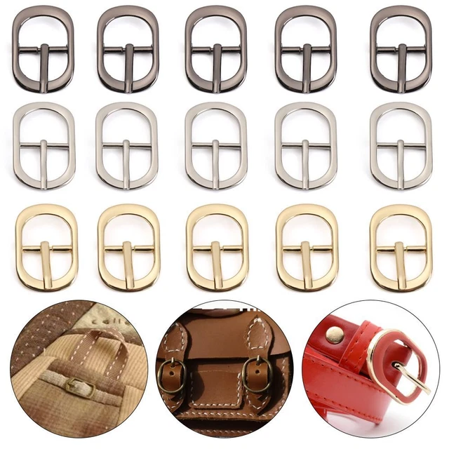 Bolso de cuero hebilla rodillo pasador bolso de mano reparación accesorios correa hebillas cinturón