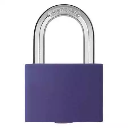 Zoro Select 48Jr57 Lockout Padlock,Ka,Purple,2"H,Pk3