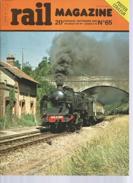 Rail Magazine N°65 Vapeur En Normandie / Tramways En Europe / Bb Ex-Po Midi-Etat