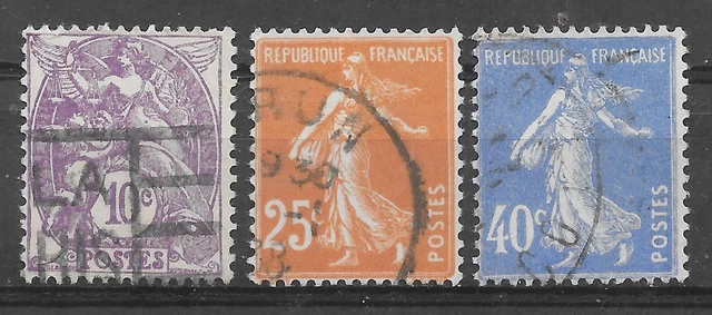 FRANCE 1924 - TIMBRE oblitéré - YT 192 - Type Semeuse Camée Chiffres Gras EUR 0,80 - FR