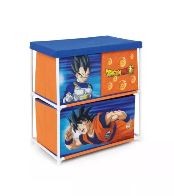 Dragonball Spielzeug Aufbewahrungsregal 3-Fächer 53x30x60 Spielzeugregal Kinder