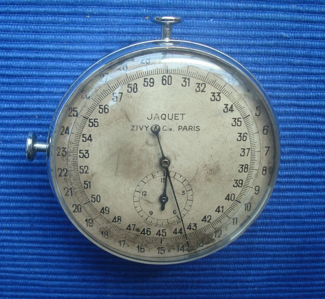 Chronomètre Suisse Vintage à Aiguilles – Pour Pièces / Réparation – Ne Fonctionne Pas