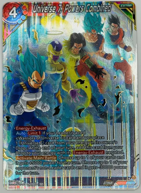 Universe 7, Powers Combined | SR | Dragon Ball Super Card Game NM