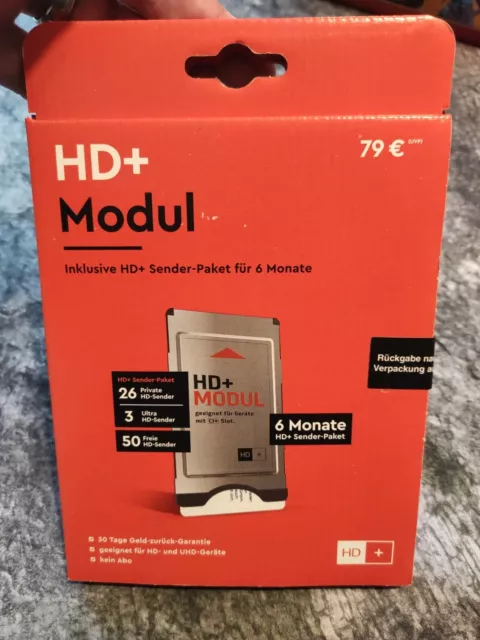 HD+ Modul inkl. 6 Monate HD+ Karte SAT Ultra HD NEU & OVP