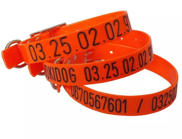 collier fluo Biothane® 25 mm - jokidog 2